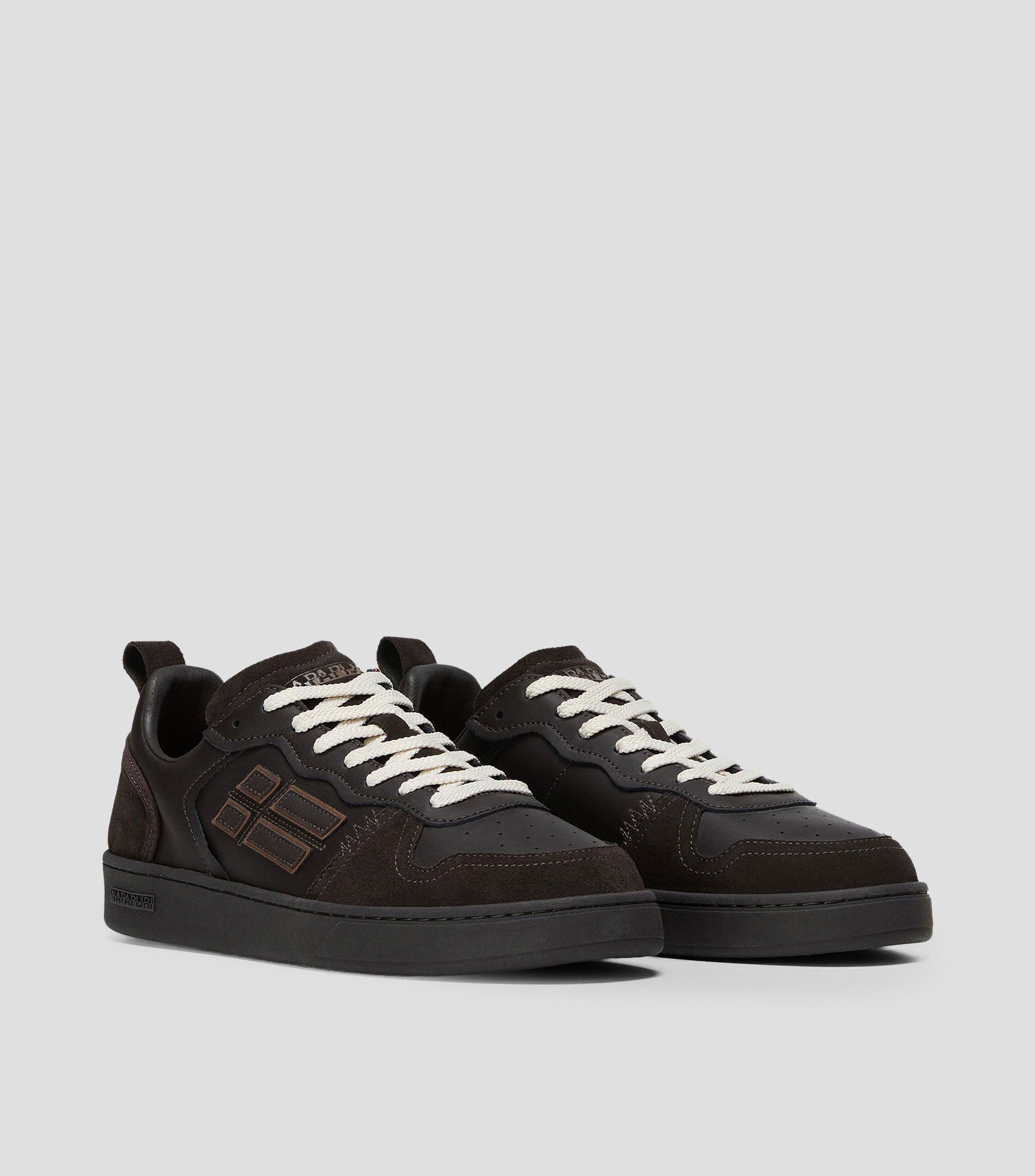 Tenis casuales Prime en cuero Hombre